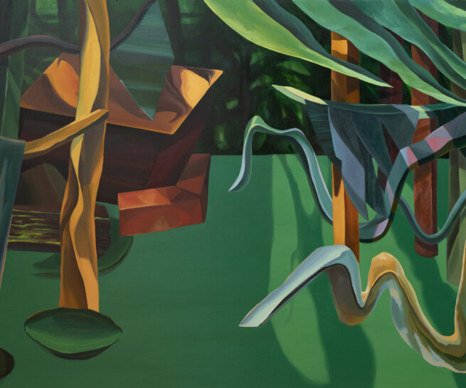 Rachel MacFarlane | Under the Bayou Canopy Waiting, Dreaming | 2020 | Oil on Canvas