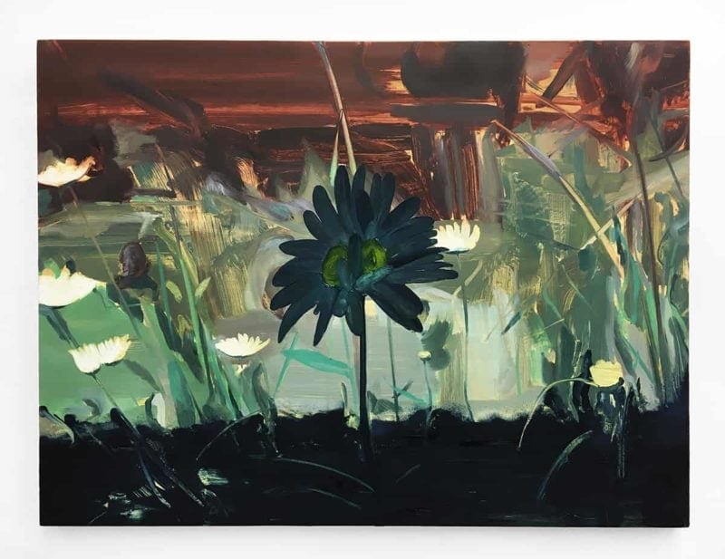 Burning Weeds / 2019 / 24 x 32 in. / oil on board