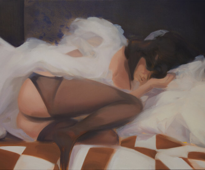 Sleeper | 2021 | 32 x 40 in. | oil on canvas | SOLD
