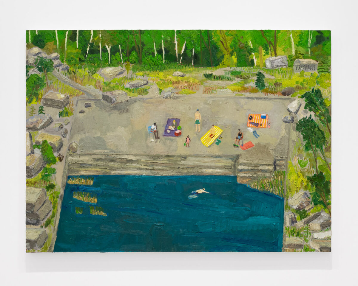 PATRICK DUNFORD | The Quarry Swimmers | 2023 | 48 x 66 in. | oil on canvas